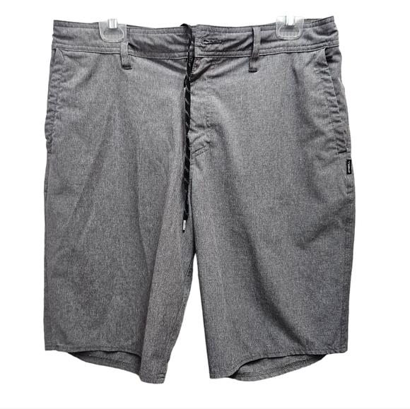 O'Neill Hybrid Men's Board Shorts Gray Pockets Size 34 Swim Summer - Picture 1 of 11